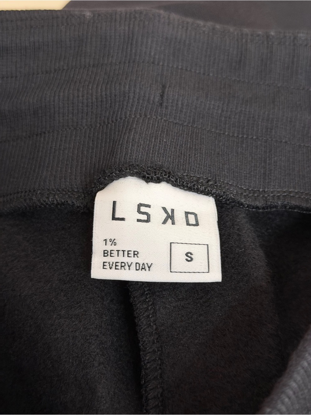 LSKD Go-To Wide Leg Track Pant in Black, Size Small - Picture 11 of 13